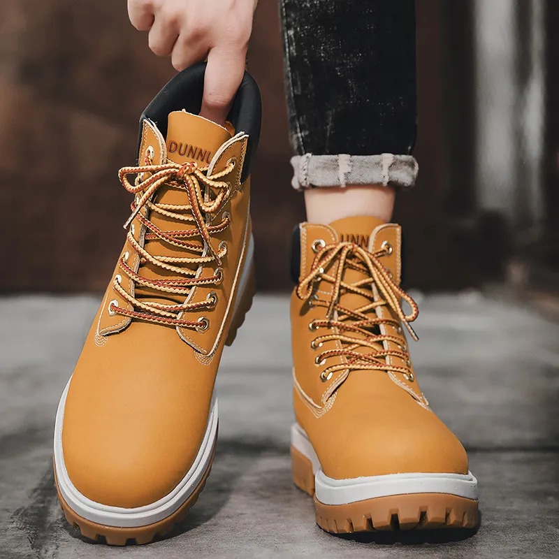 Dunnu Crew Martin Boot Men's Gold-7