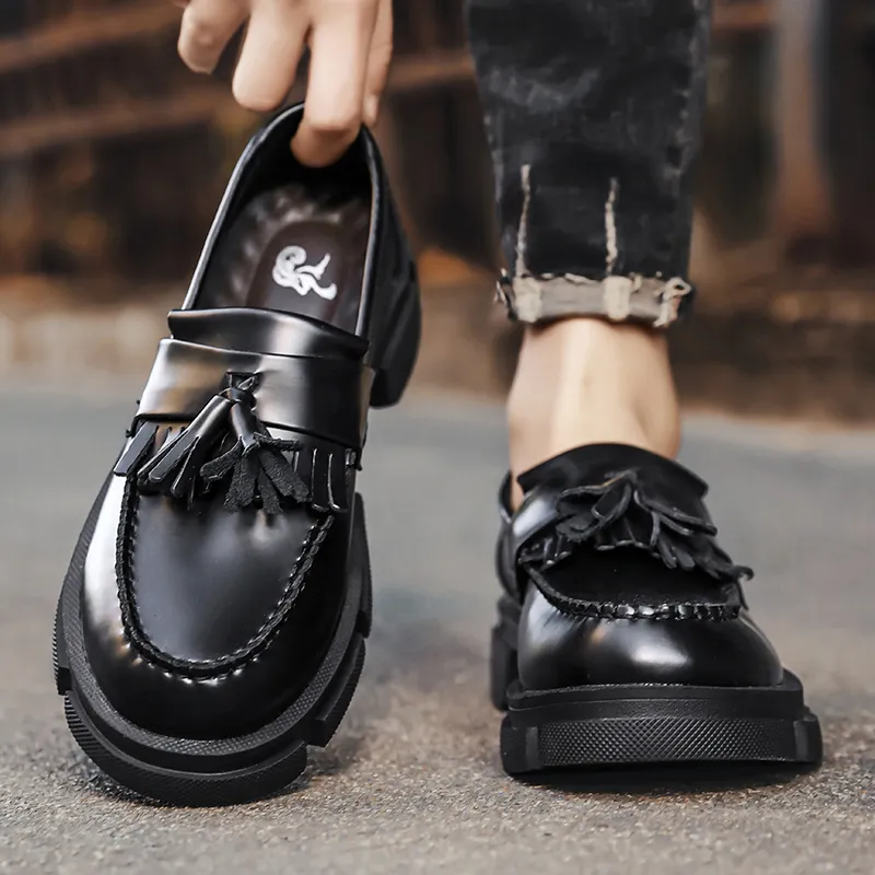 Dunnu Loafers Men Black-2