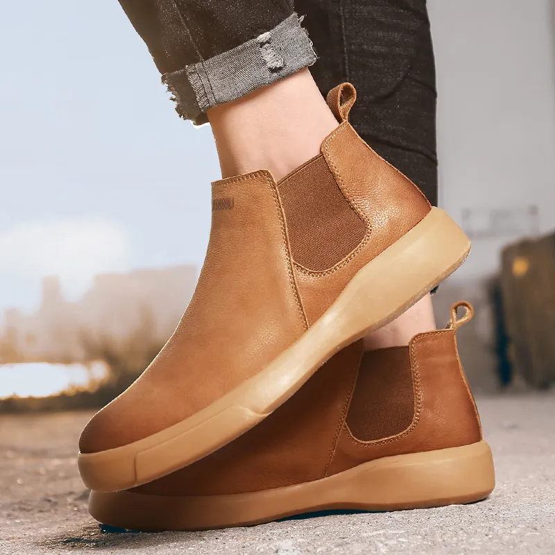 Dunnu Ankle-Length Chelsea Boots Men's-24