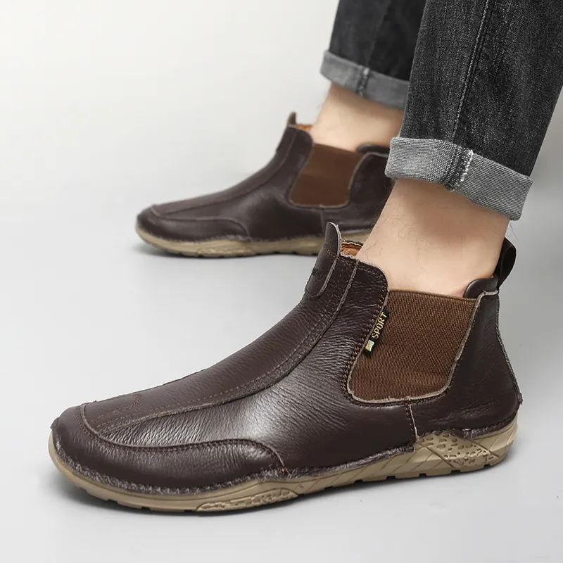 Dunnu Ankle Length Chelsea Boots Men's-6