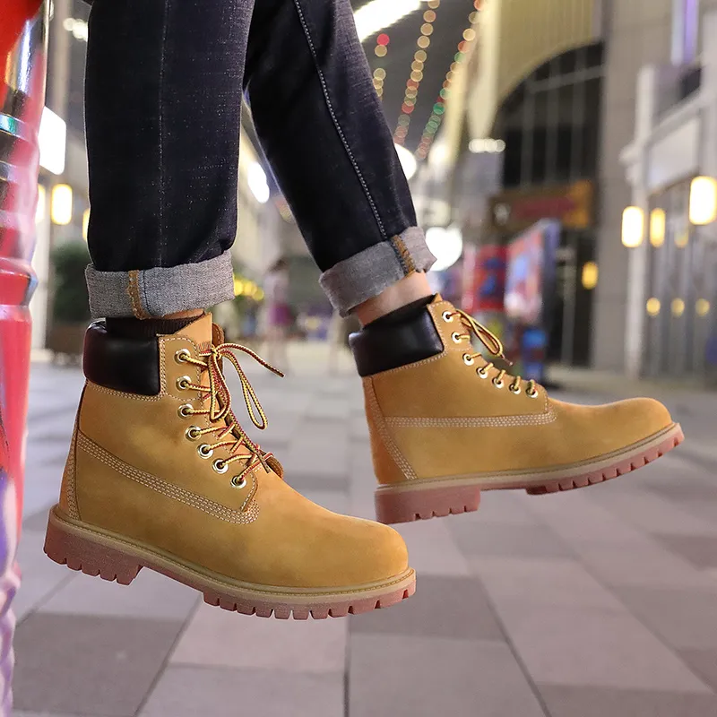Dunnu Crew Martin Boot Unisex Yellow-4