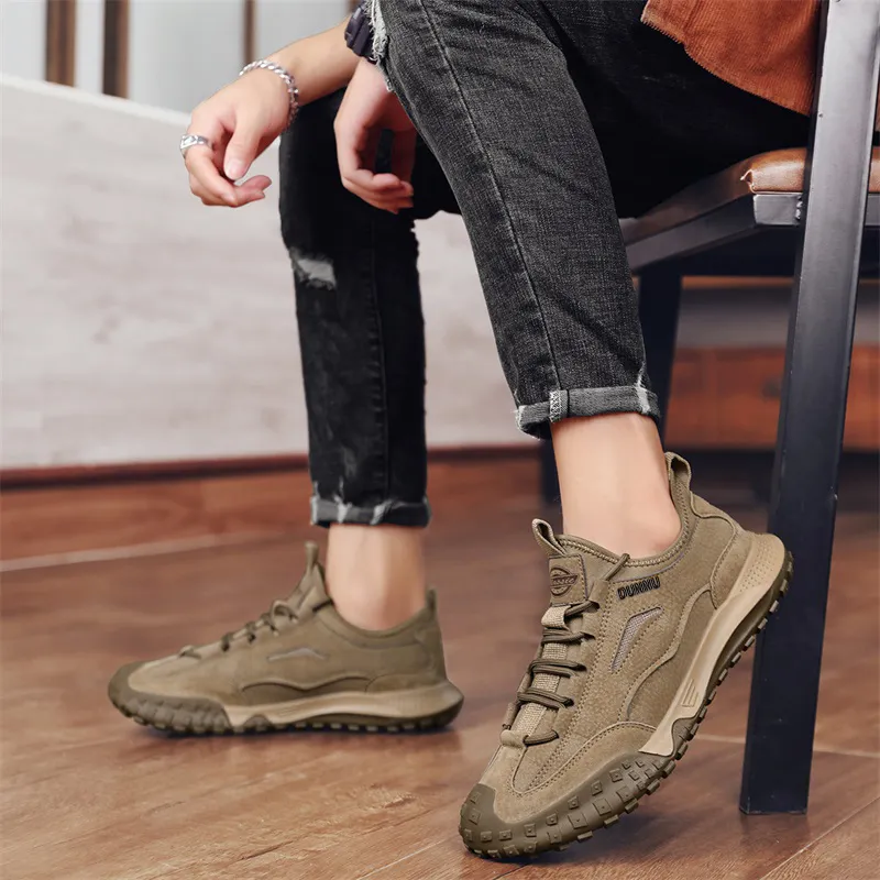 Dunnu Slip Resistant Low Top Casual Shoes Men's-2