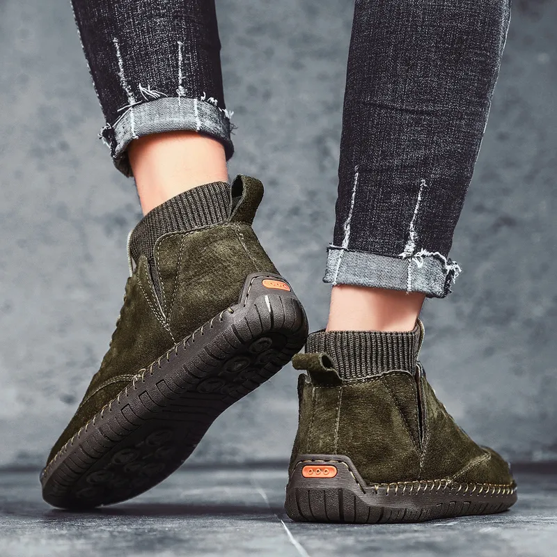 Dunnu Ankle Boots Men Black-18