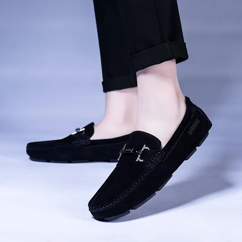 Dunnu Loafers Men Blue-2