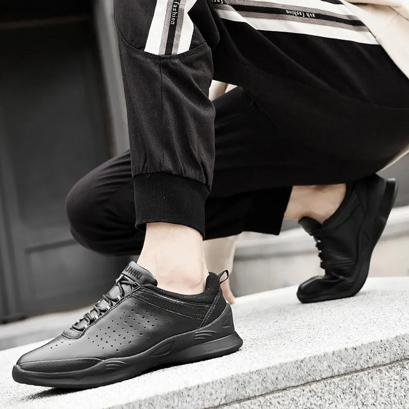 Dunnu Height Increasing Abrasion Resistant Slip Resistant Casual Shoes Men's-4