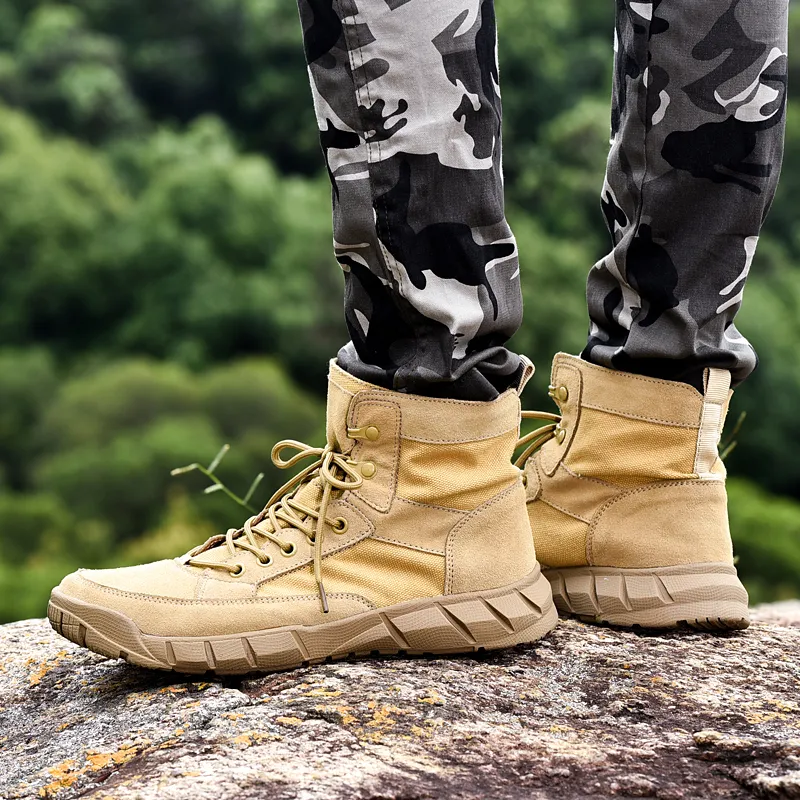 Dunnu Short Outdoor Boots Unisex Khaki-4