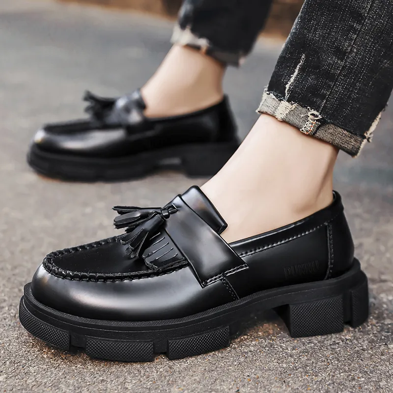Dunnu Loafers Men Black-3