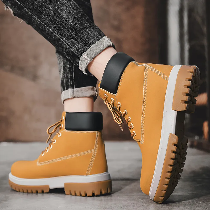 Dunnu Crew Martin Boot Men's Gold-4