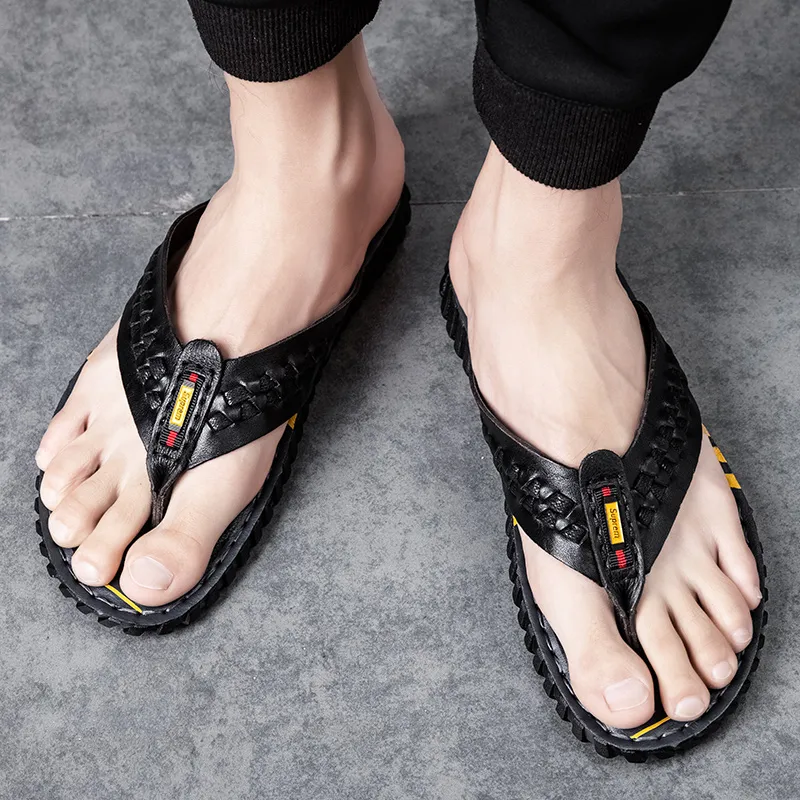Dunnu Slip Resistant Flip Flops Men's-1