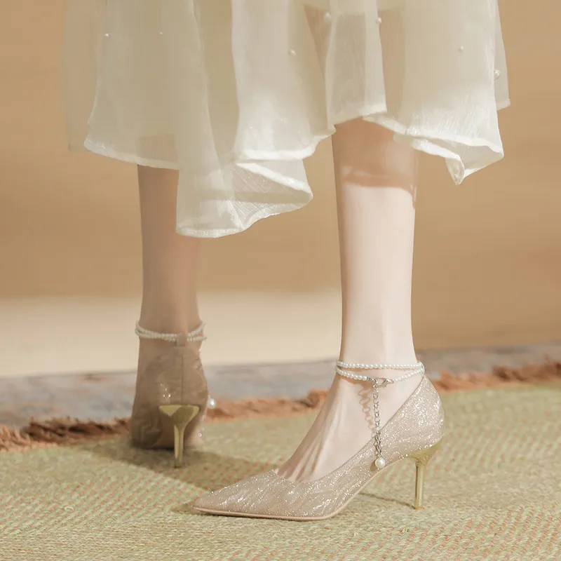Dunnu Slim Heel High Heels Women's-2