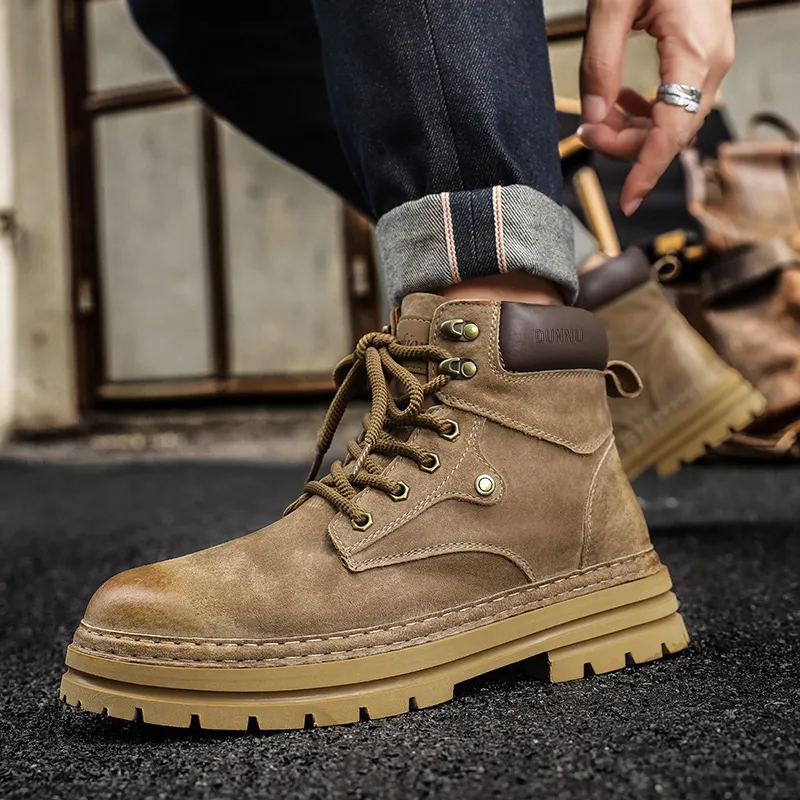 Dunnu Martin Boots Men Khaki-11