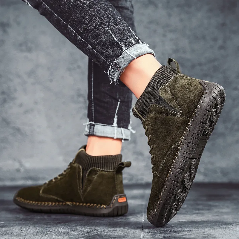 Dunnu Ankle Boots Men Black-17