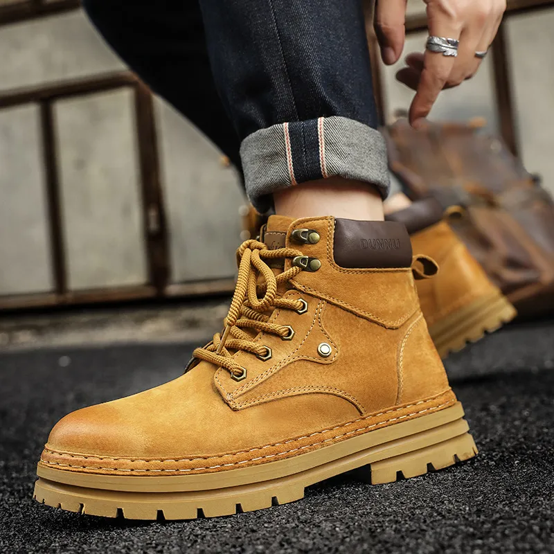 Dunnu Martin Boots Men Khaki-15