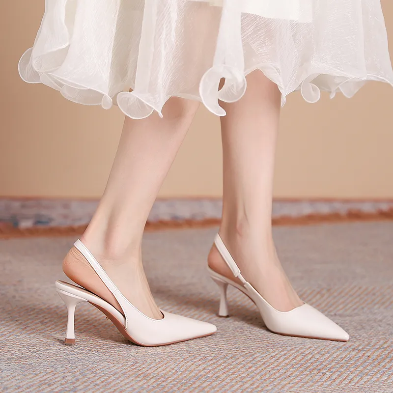 Dunnu High Heels Women's Nude-9