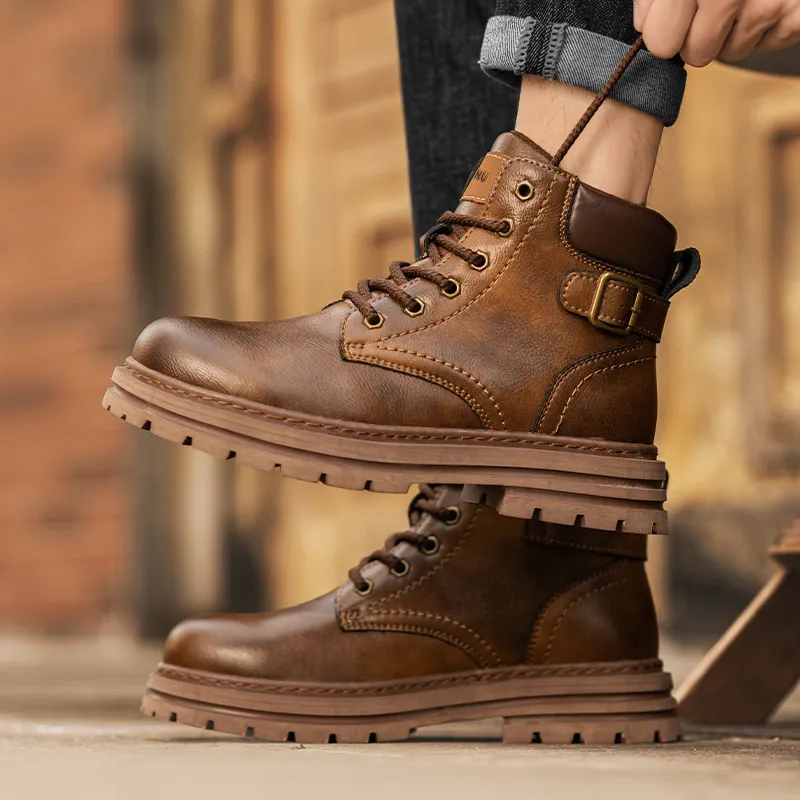 Dunnu Martin Boots Men Black-8