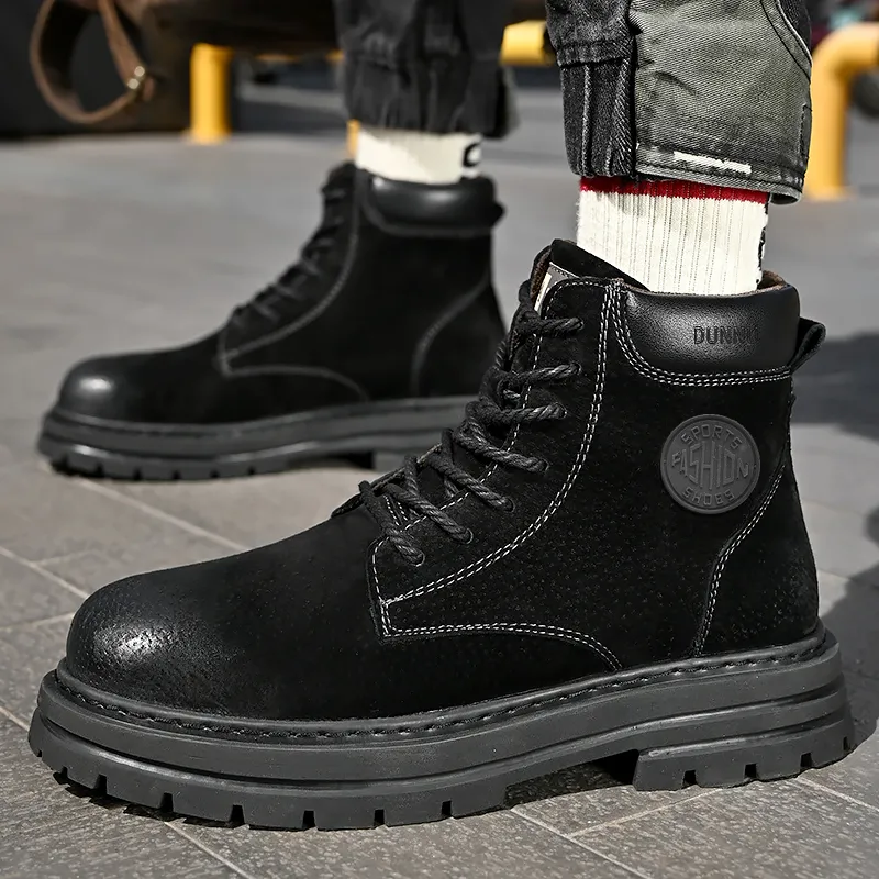 Dunnu Martin Boots Men Gold-9