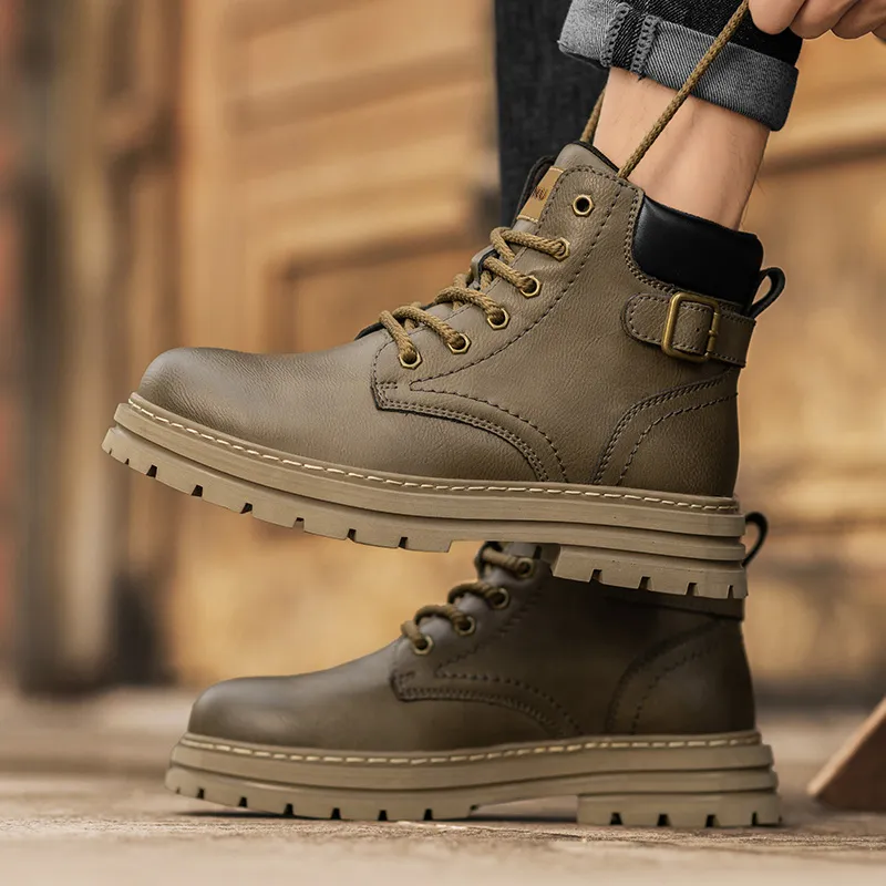 Dunnu Martin Boots Men Black-13