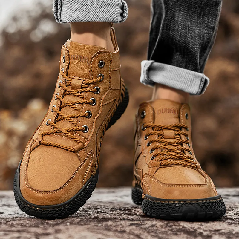 Dunnu Ankle Length Martin Boot Men's-19