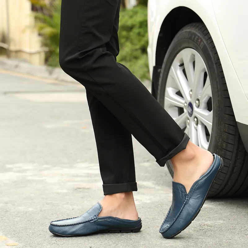 Dunnu Men's Casual Shoes Men Low Top Blue-18