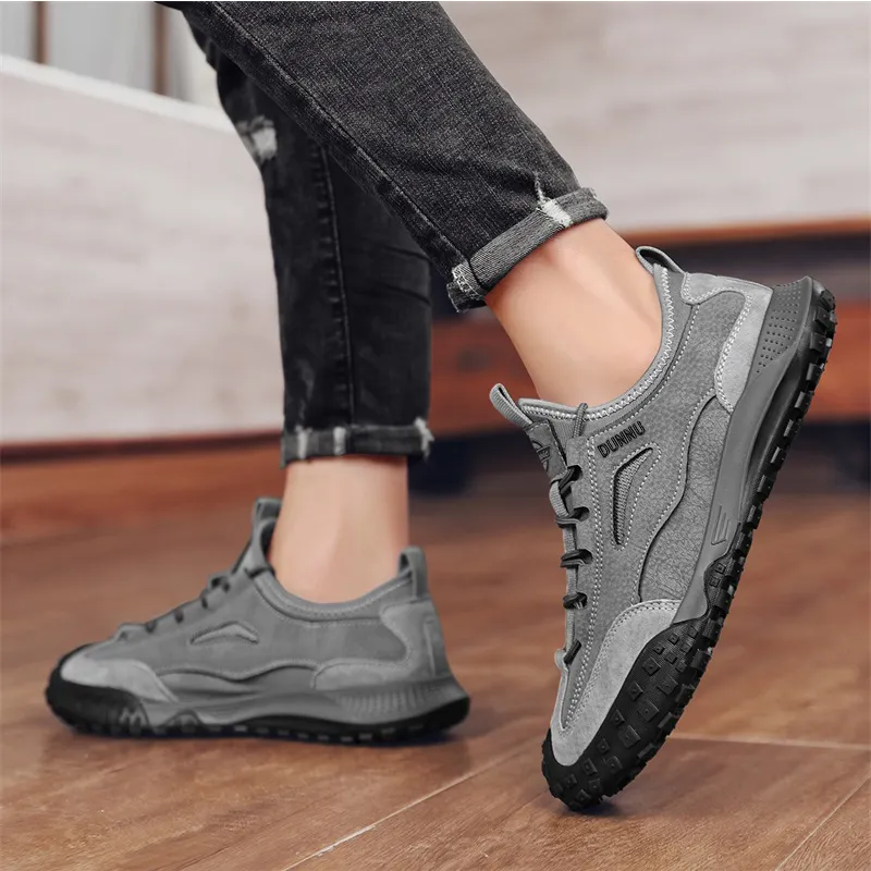 Dunnu Slip Resistant Low Top Casual Shoes Men's-6