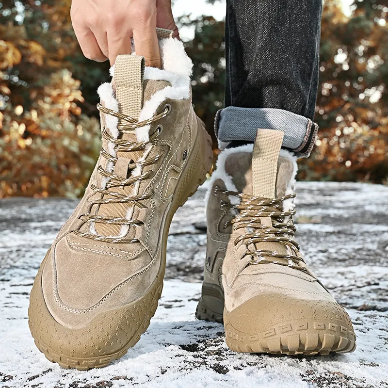 Dunnu Warm Height Increasing Wear-Resistant Short Outdoor Boots Men's-10
