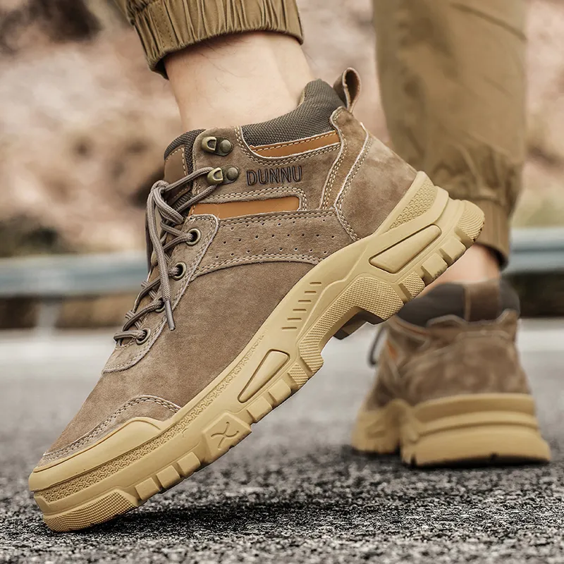 Dunnu Thermal Height Increasing Abrasion Resistant Short Outdoor Boots Men's-7