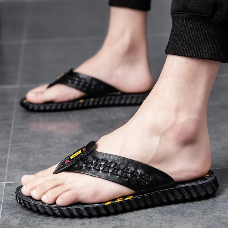 Dunnu Slip Resistant Flip Flops Men's-3