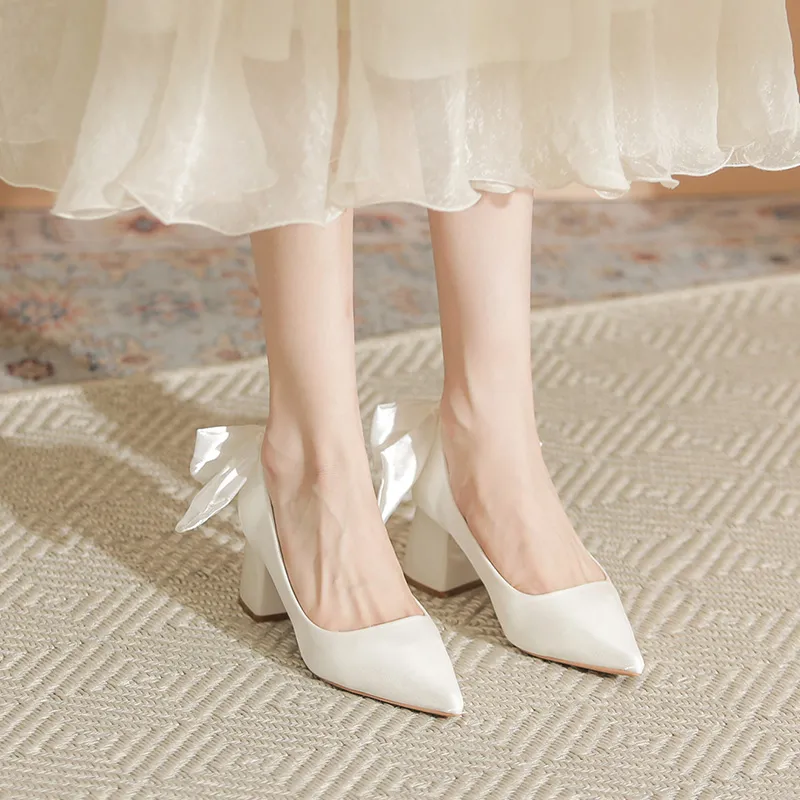 Dunnu Chunky Heel High Heels Women's-7