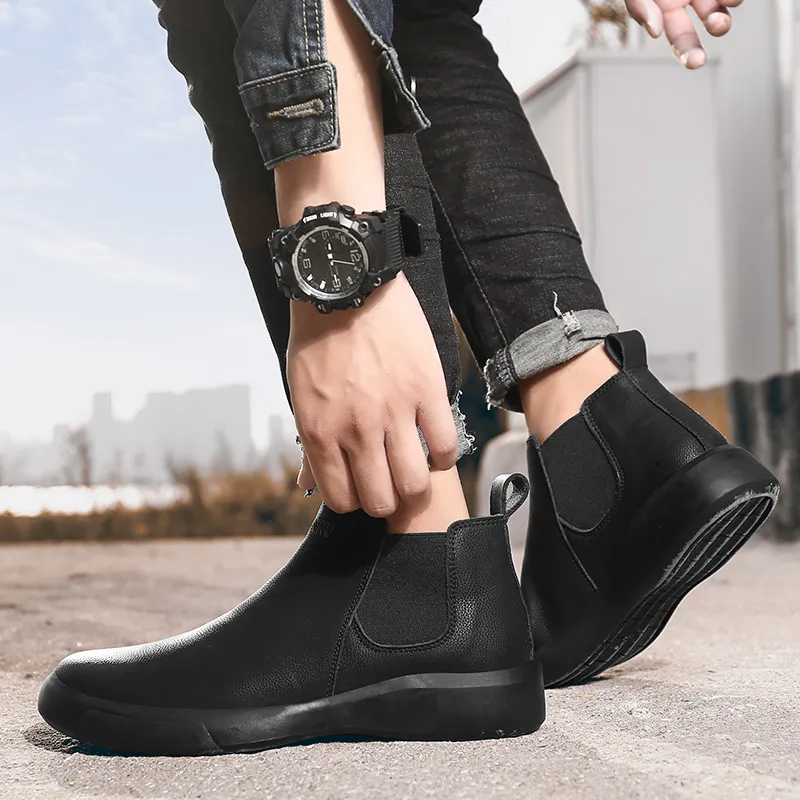 Dunnu Ankle-Length Chelsea Boots Men's-2