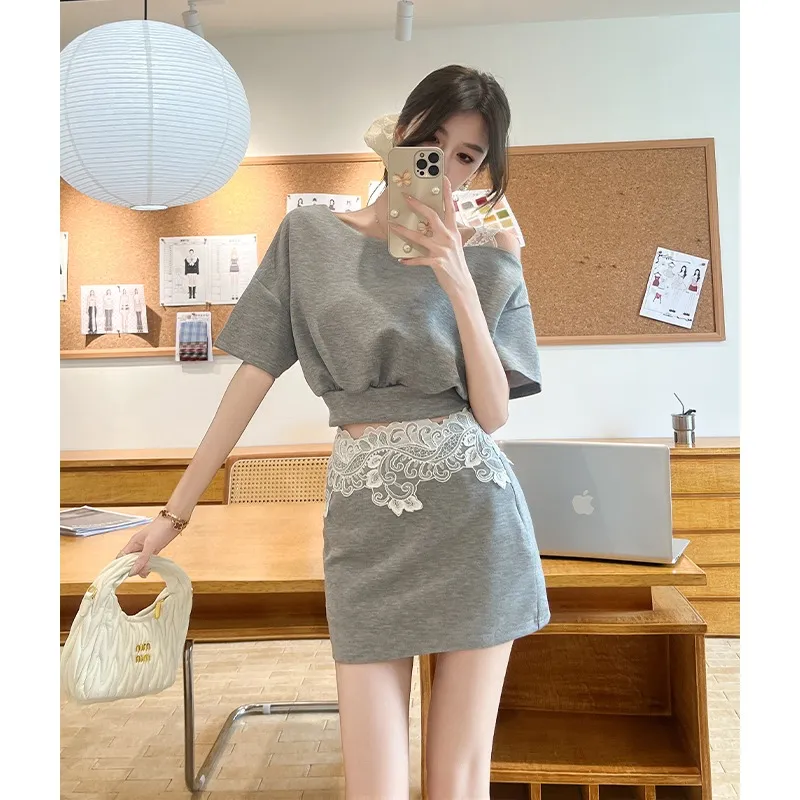 POPO.INFO Two Piece Skirt Sets Women's-8