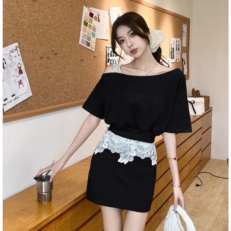 POPO.INFO Two Piece Skirt Sets Women's-2
