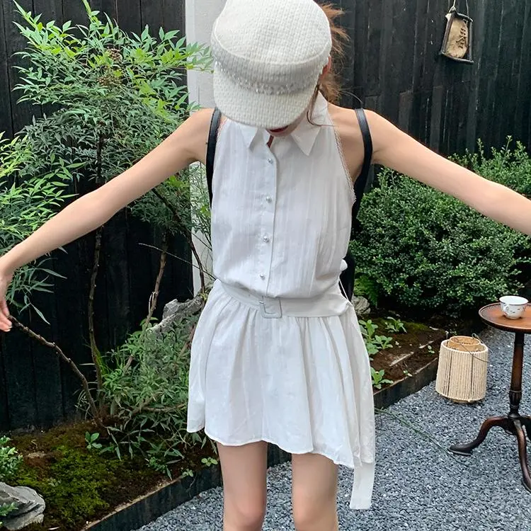 POPO.INFO Sleeveless Dress Women's-3