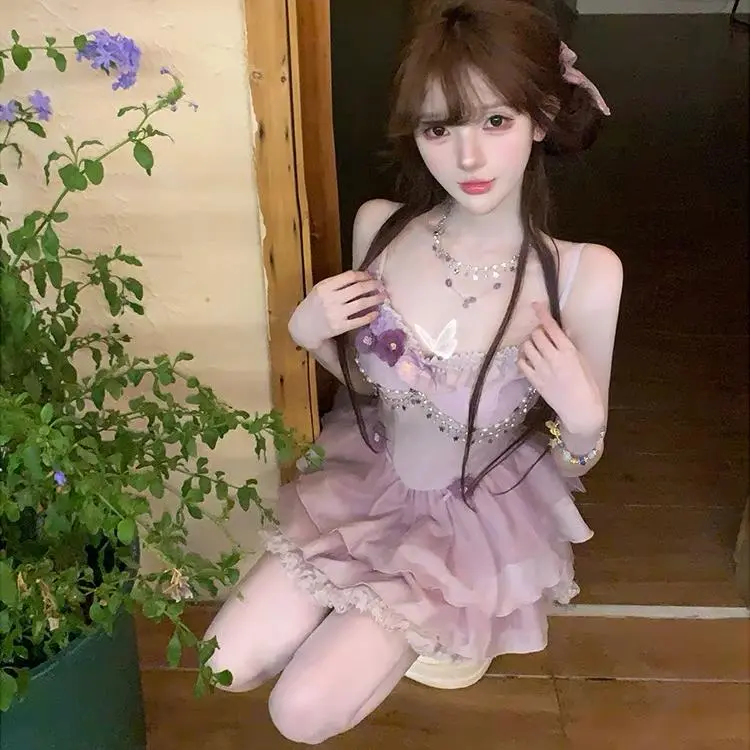 POPO.INFO Slip Dress Women's Romantic Purple-2