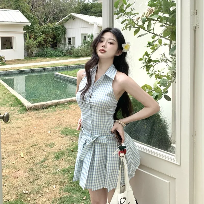 POPO.INFO Sleeveless Dress Women's-5