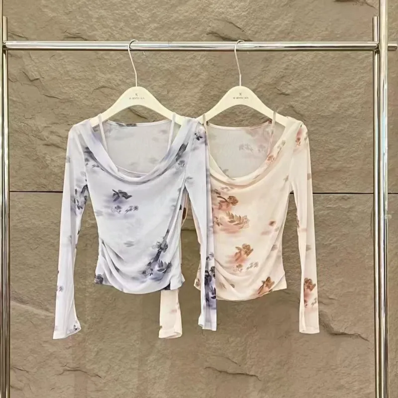 POPO.INFO Chiffon Shirts Women's-4
