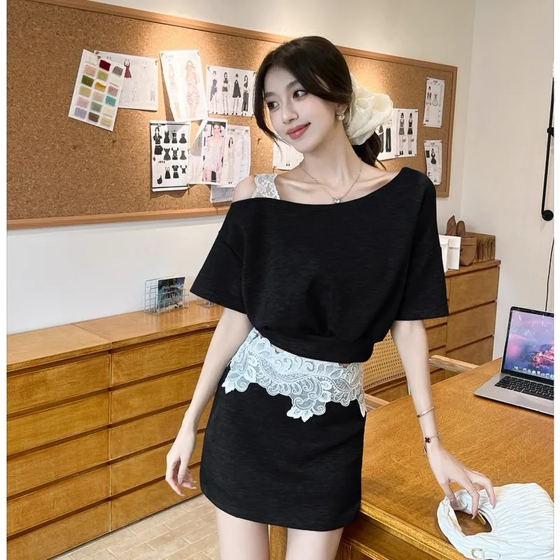 POPO.INFO Two Piece Skirt Sets Women's-3