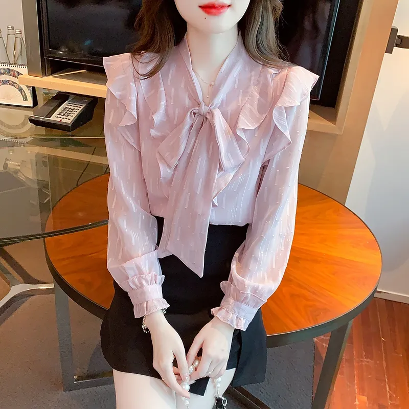 POPO.INFO Shirts Women's Pink-5