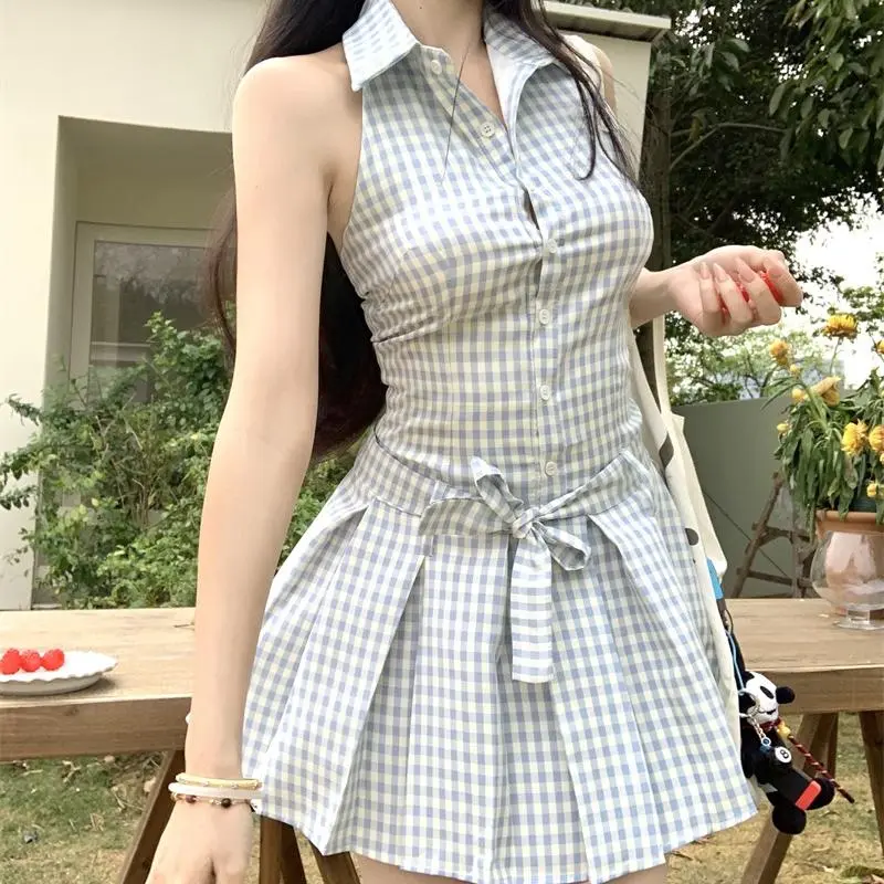 POPO.INFO Sleeveless Dress Women's-3