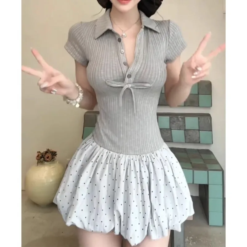 POPO.INFO Short Sleeved Dress Women's-2