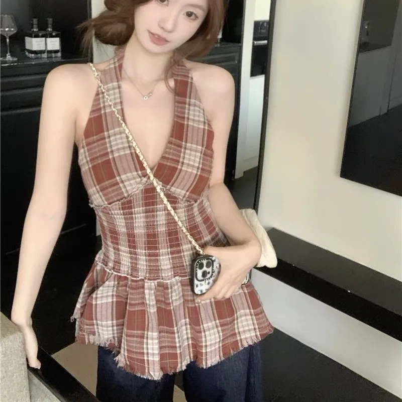 POPO.INFO Sweet Style Halter Camisole Women's-5