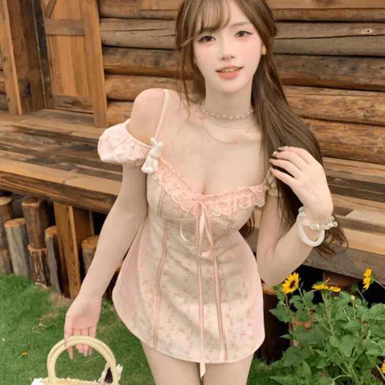 POPO.INFO Slip Dresses Women's Pink-2