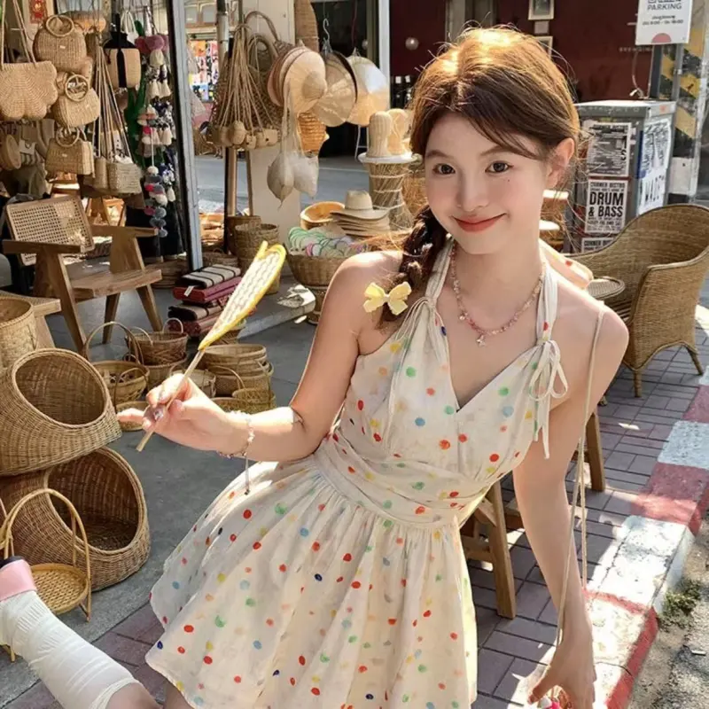 POPO.INFO Slip Dresses Women's Jasmine Yellow-4
