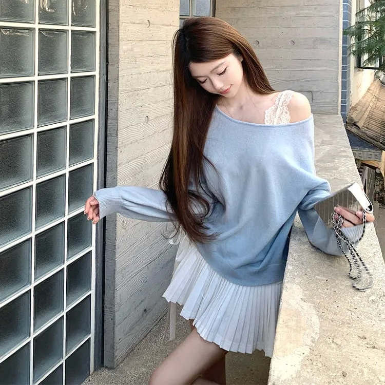 POPO.INFO Casual Short Skirts Women's White-6