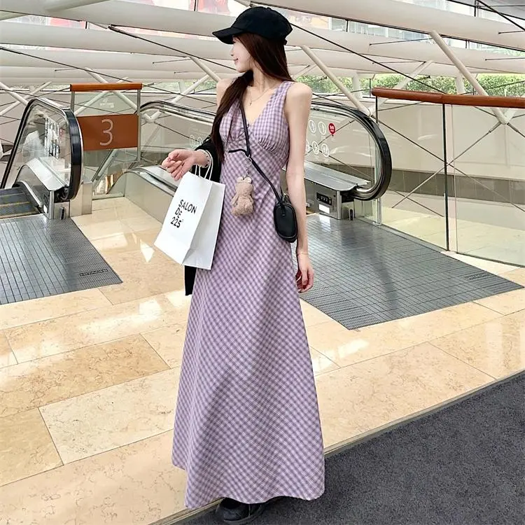 POPO.INFO Sleeveless Dress Women's-4