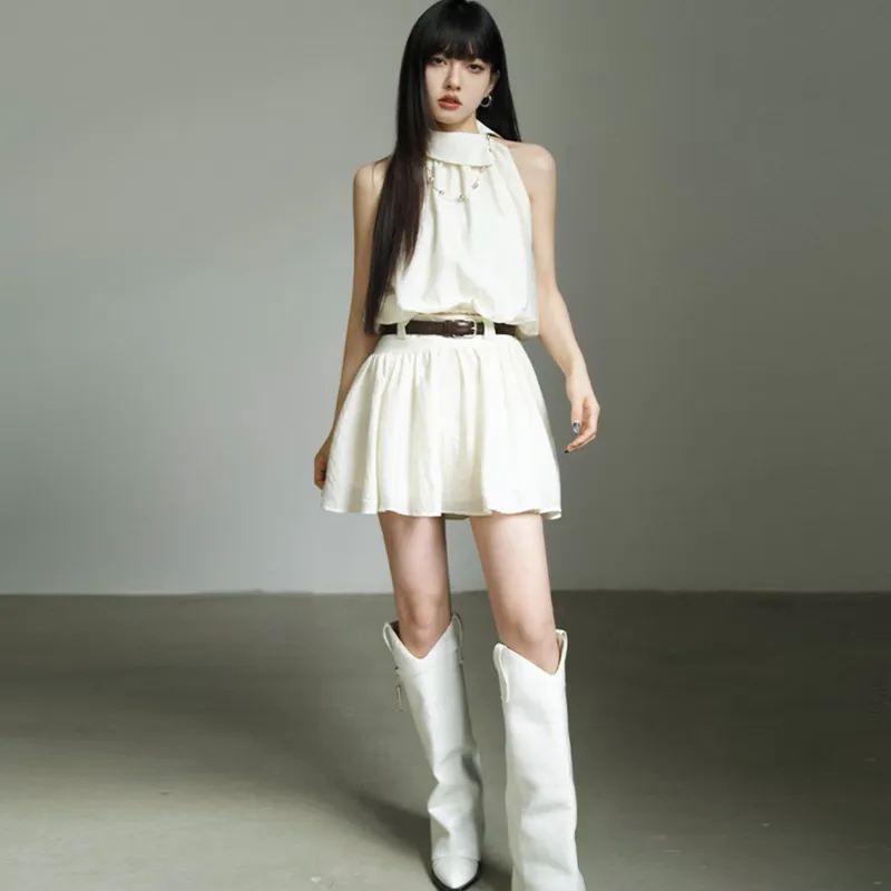 POPO.INFO Two Piece Skirt Sets Women's-3