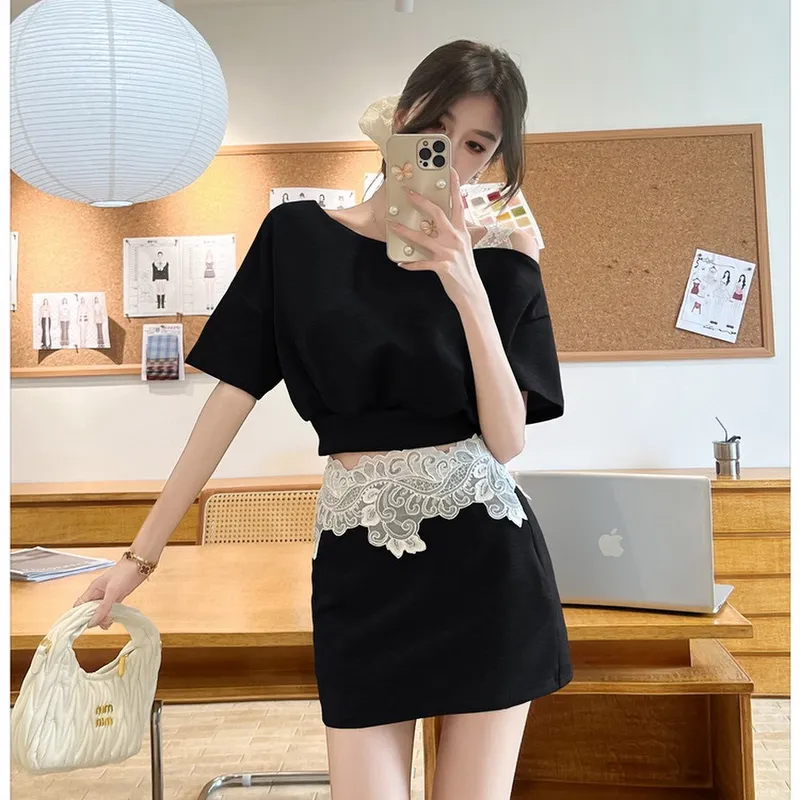 POPO.INFO Two Piece Skirt Sets Women's-4