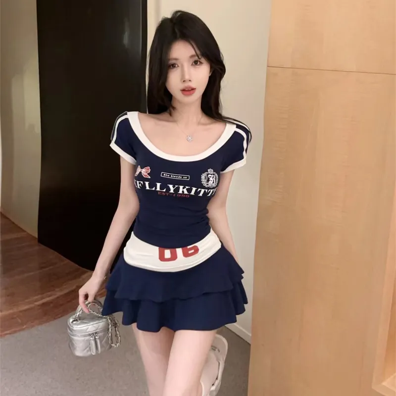 POPO.INFO Two Piece Skirt Sets Women's-4