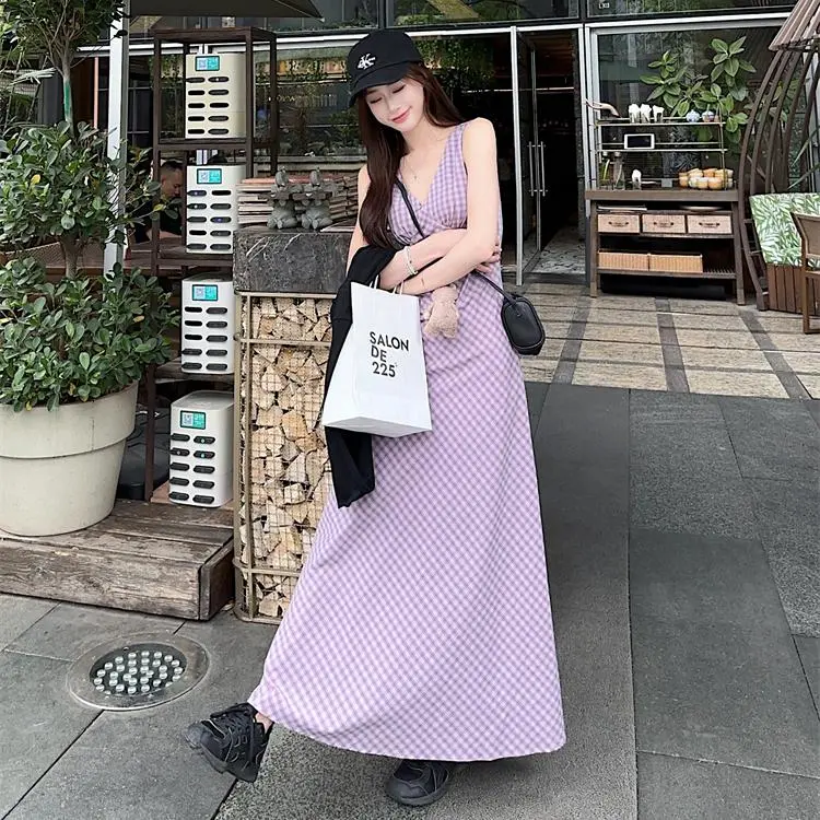 POPO.INFO Sleeveless Dress Women's-2