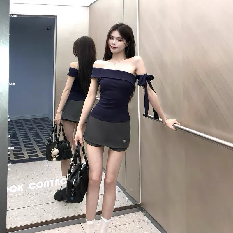 POPO.INFO Two Piece Skirt Sets Women's-3
