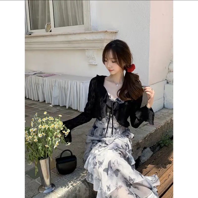 POPO.INFO Two Piece Skirt Sets Women's-2